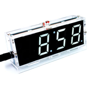 Светодиодные часы на LED индикаторах, набор (4 разряда)