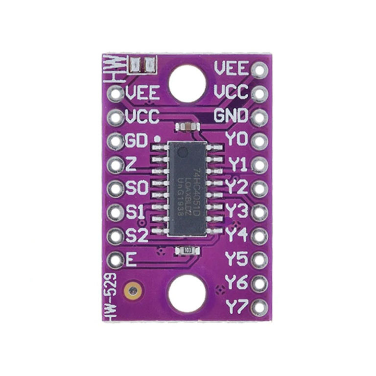 74HC4051 купить в Москве модуль 8-канального мультиплексора с доставкой ...