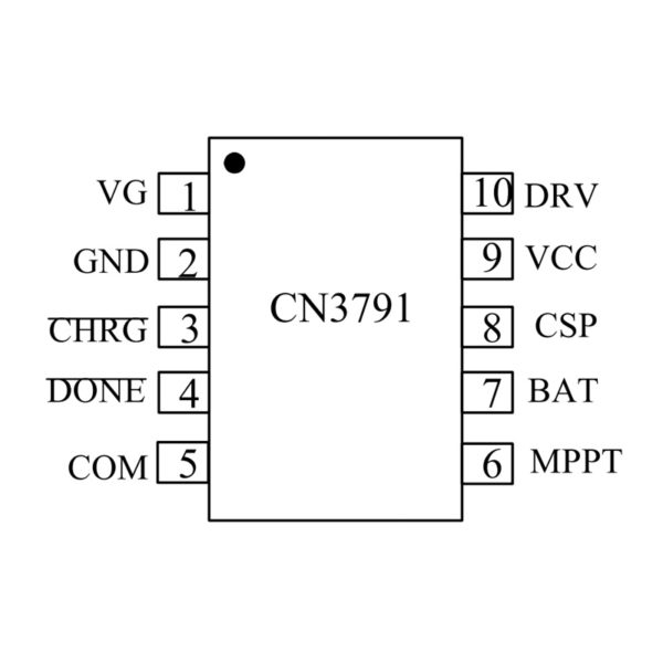 CN3791 - MPPT контроллер Li-Ion аккумулятора солнечной батареи