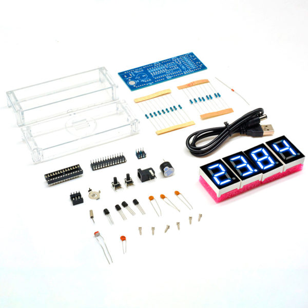 Светодиодные часы на LED индикаторах – набор DIY