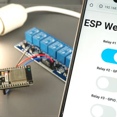 Демонстрация веб-сервера на ESP32