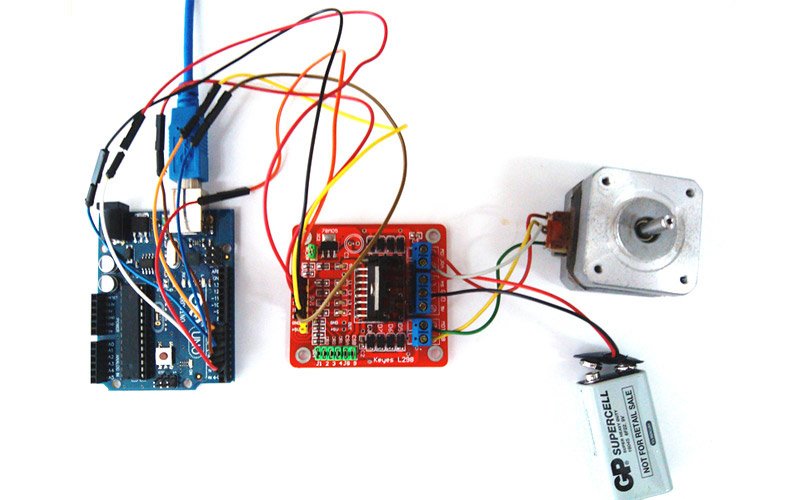 Подключение шагового двигателя 28BYJ-48-5V к Arduino. Часть 3.