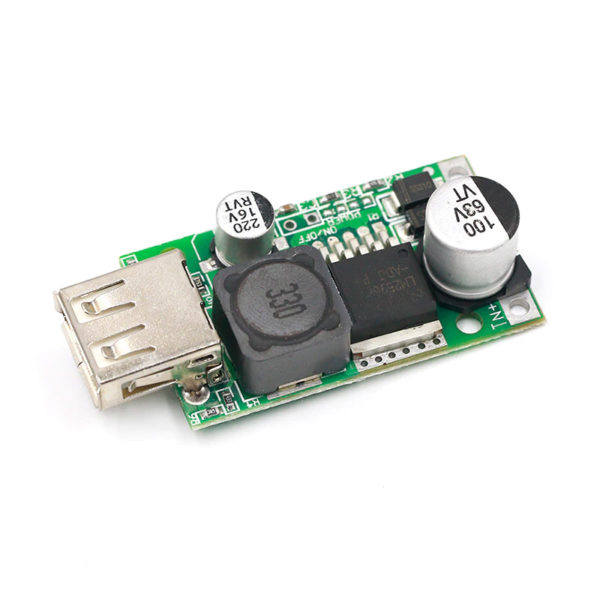 Зарядный модуль с интерфейсом USB на базе LM2596HV
