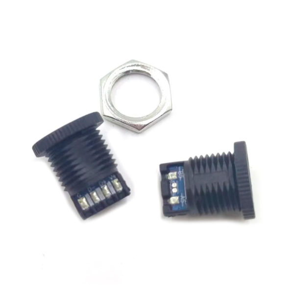 USB Type-C - монтажный врезной разъем под M11 (4 контакта, до 12В / 5А)