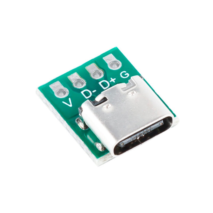 Переходник USB Type-C / DIP 2.54 мм 4 контакта купить в Москве с ...