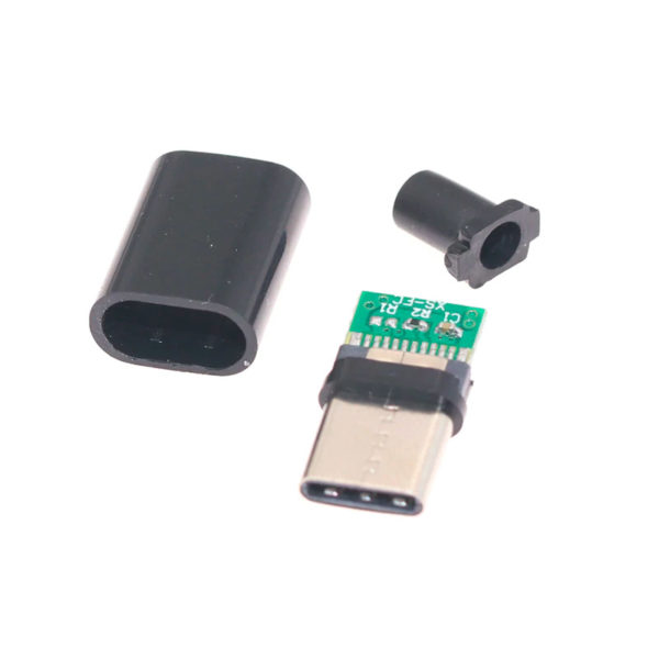 USB type-C разъем с пластиковым кожухом