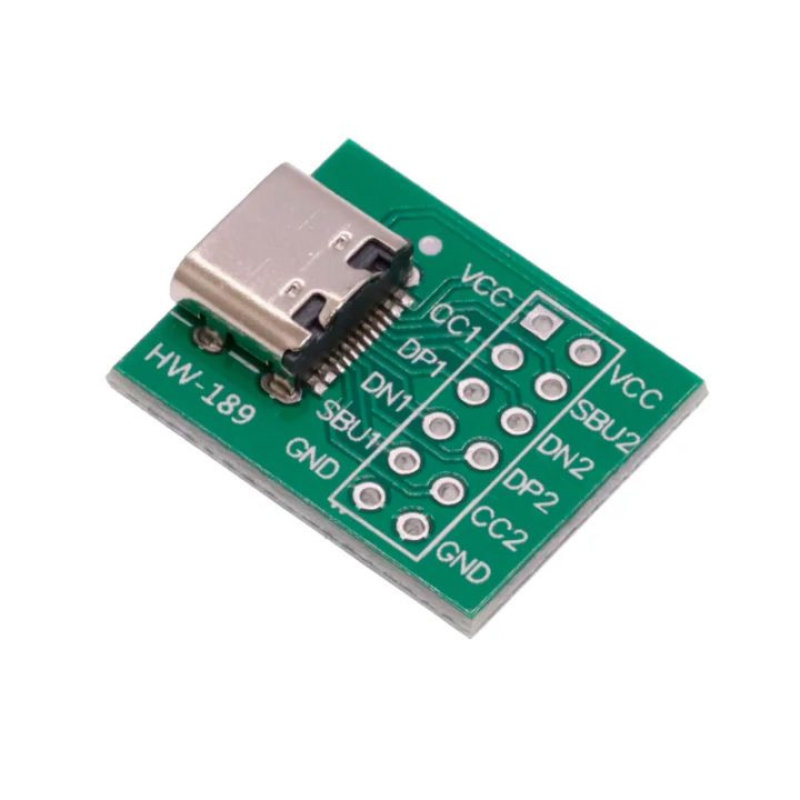 Переходник USB Type-C мама DIP 2.54 12 контактов купить в Москве с ...