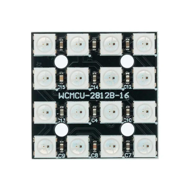 Светодиодная матрица 4×4 на WS2812B (16 px / DC 5В)