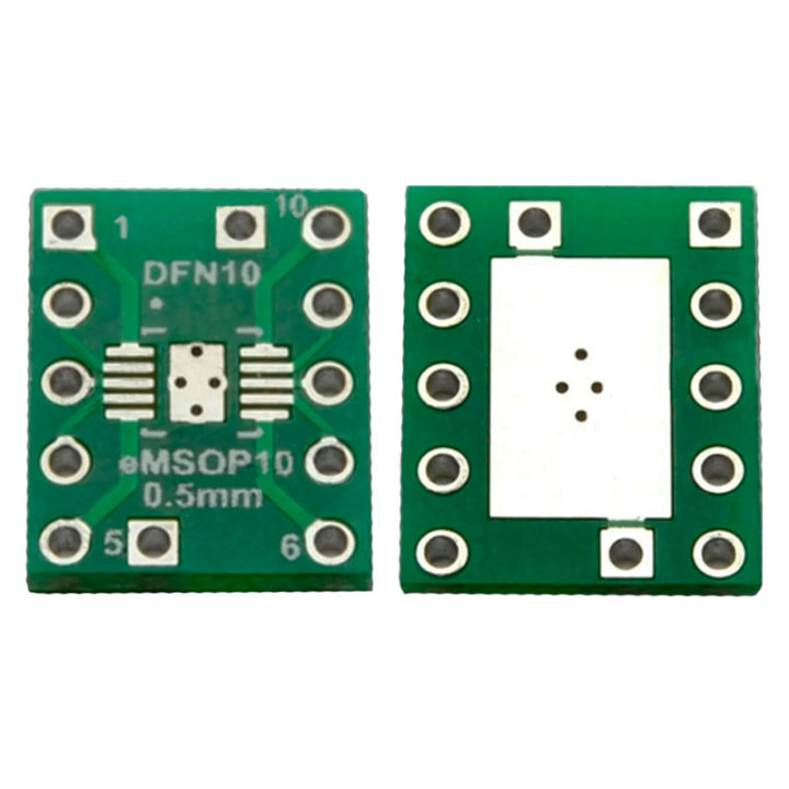 Dfn10 Plug Переходная плата с DFN10/EMSOP10 на DIP10 купить в Москве с доставкой ...