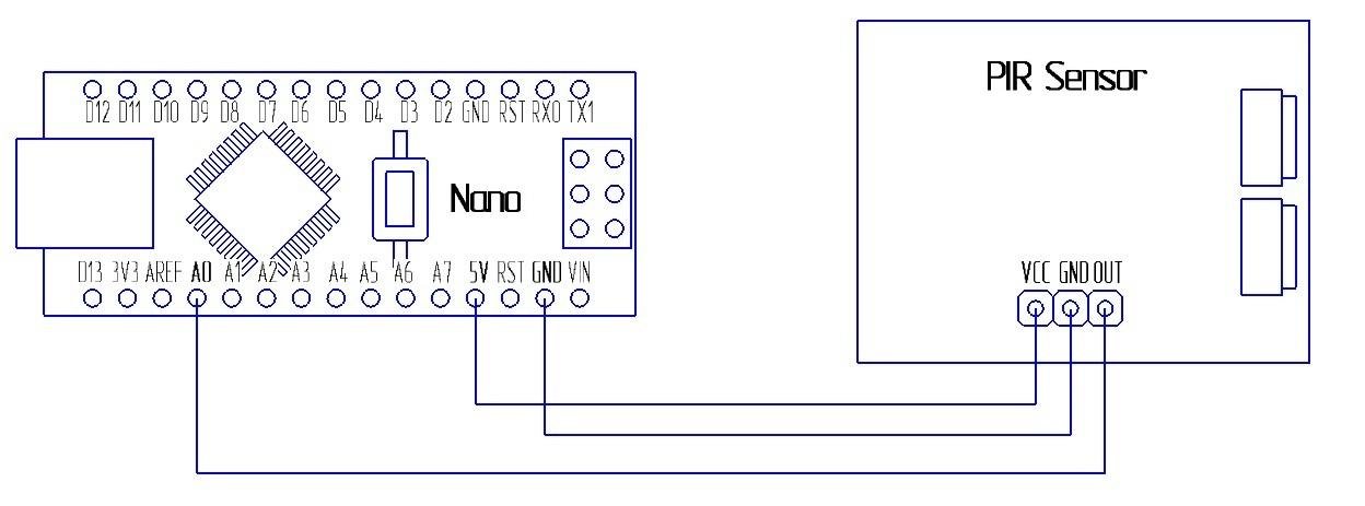 Arduino и датчик движения HC-SR501