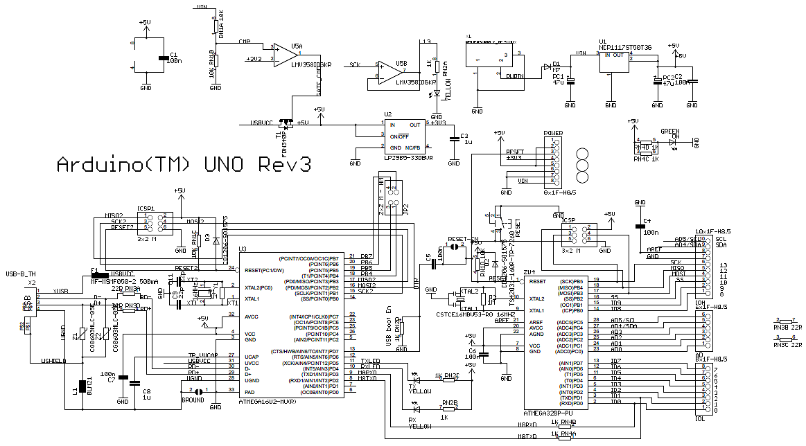 Arduino Nano V3.0 AVR ATmega328P с распаянными разъемами