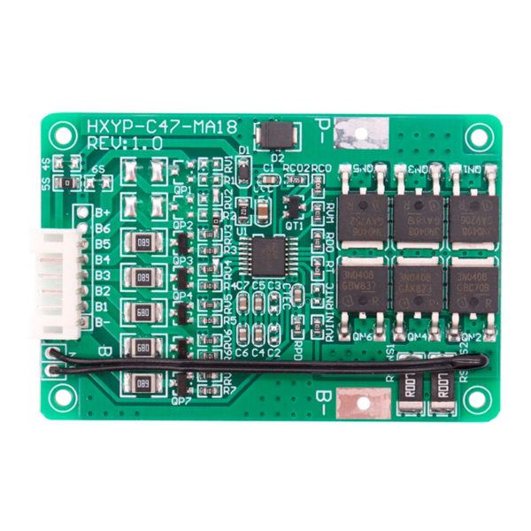 BMS 5S (18.5В / 20A) – контроллер заряда/разряда с балансировкой на 5 АКБ
