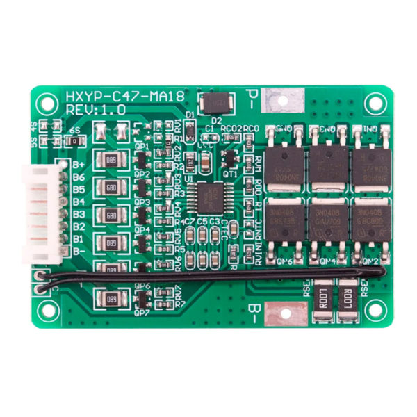 BMS 6S (22.2В / 20A) – контроллер заряда/разряда с балансировкой на 6 АКБ