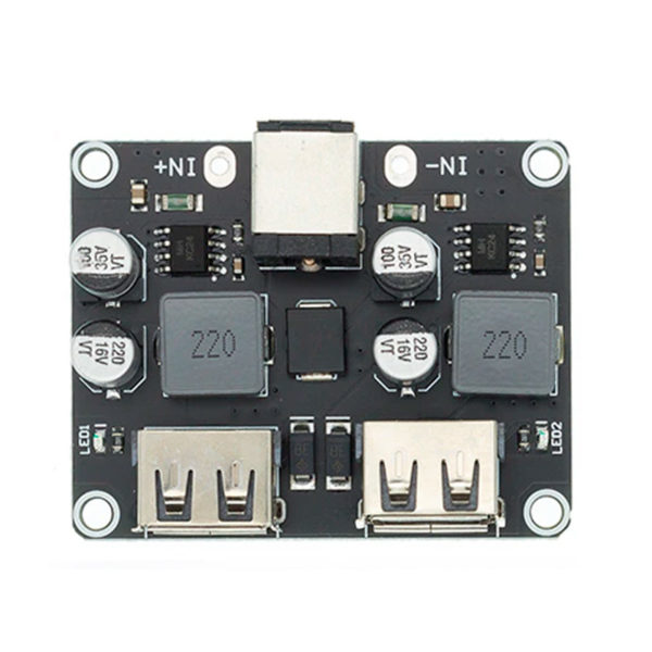 USB модуль зарядки с двумя портами и поддержкой QC3.0 / QC2.0, PE1.1/2.0