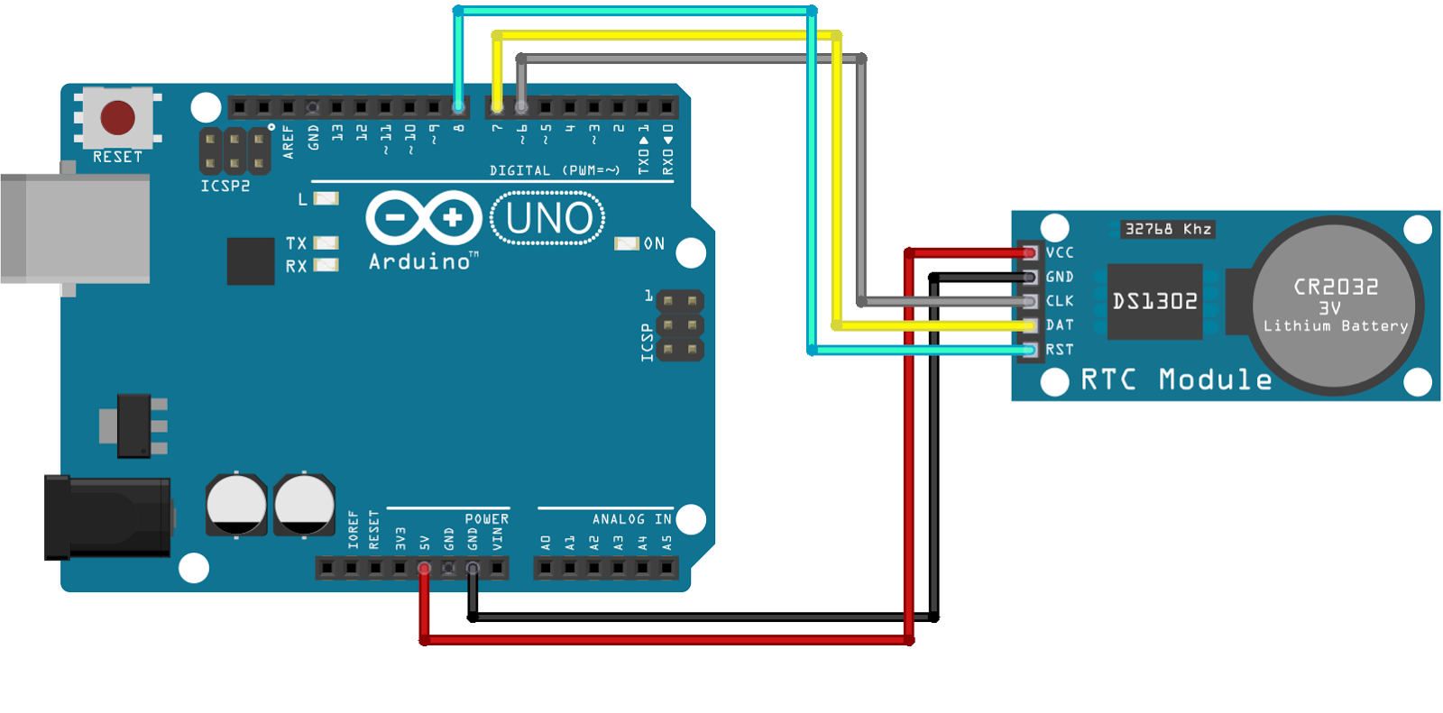 Схема подключения arduino uno