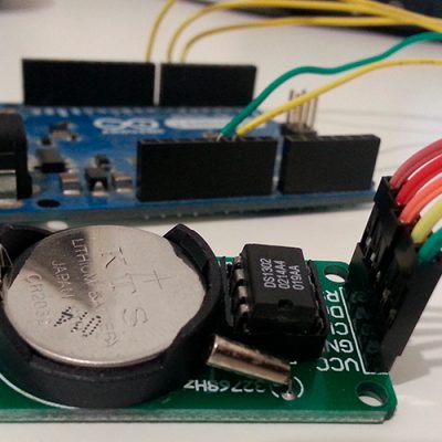DS1302 - схема подключения к Arduino