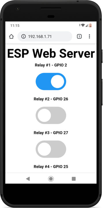 Веб-сервер ESP
