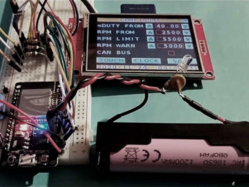 Питание ESP32 от аккумулятора 18650