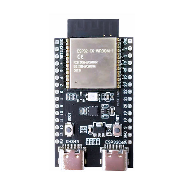 ESP32-C6-WROOM-1 N16R8 — Отладочная плата ESP32-C6 (USB Type-C, 16МB Flash, 8MB PSRAM)