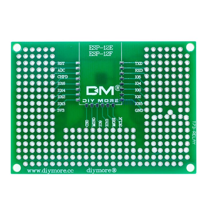 Макетная плата для ESP-32 и ESP-12 (5x7 см, 300 точек) - купить в ...