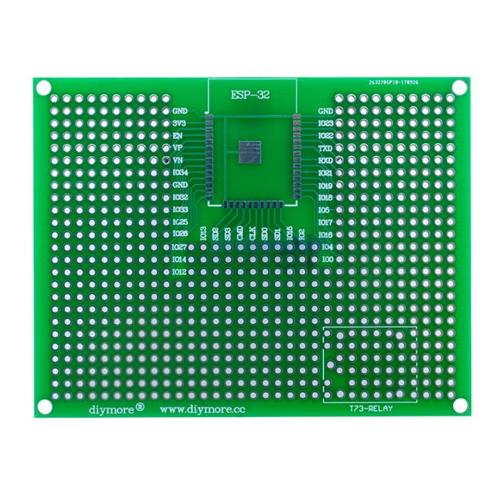 Макетная плата для ESP-32 / ESP-12 (7x9 см, 400 точек) - купить в ...