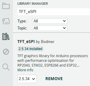 Подключение сенсорного TFT дисплея к ESP32: Схема и пример кода