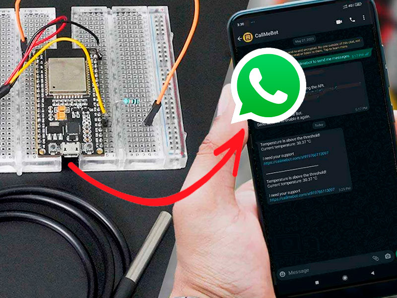 ESP32 — Как отправлять уведомления в WhatsApp?