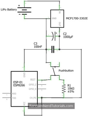 Датчик движения на esp8266