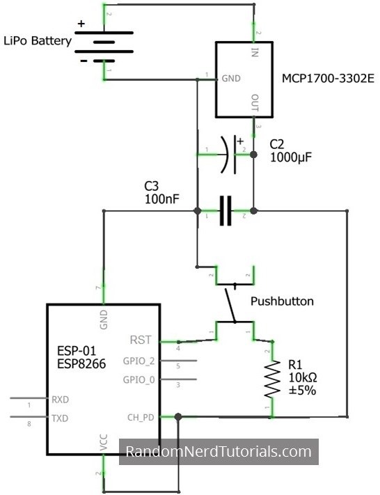 Стабилизатор напряжения для микроконтроллера ESP8266