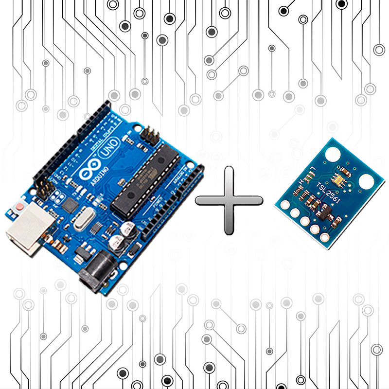 Цифровой датчик освещенности GY-2561 и Arduino Uno