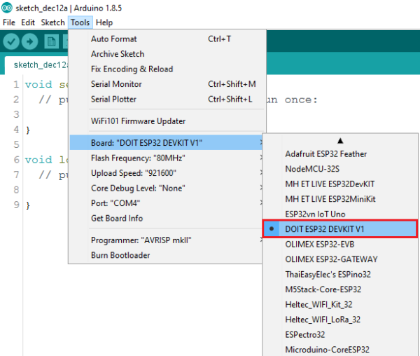 Win10 arduino ide esp8226 ошибка открытия последовательного порта com8 port not found