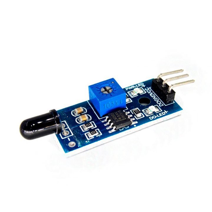 Купить Инфракрасный датчик огня (пламени) для Arduino в Москве с ...