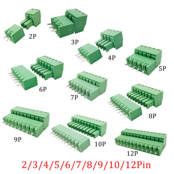 KF2EDG — Клеммные колодки прямые (Мама / Папа, 2-12 Pin)