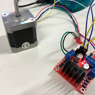 Драйвер L298N и Arduino - схема подключения