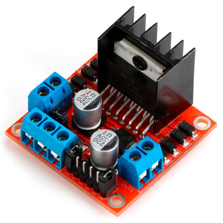 Драйвер L298N и Arduino - схема подключения