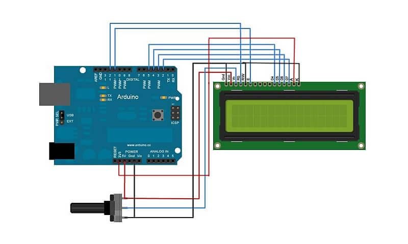 Очистка lcd дисплея ардуино