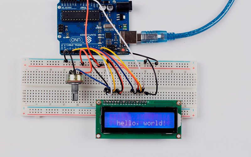 LCD 1602 - подключение к Arduino