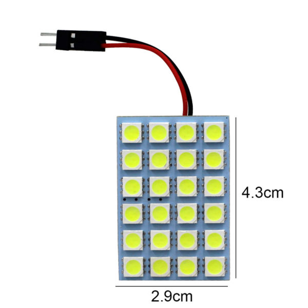 Матрица светодиодная 4×6 (12В / 3Вт / 24 ультраярких LED)
