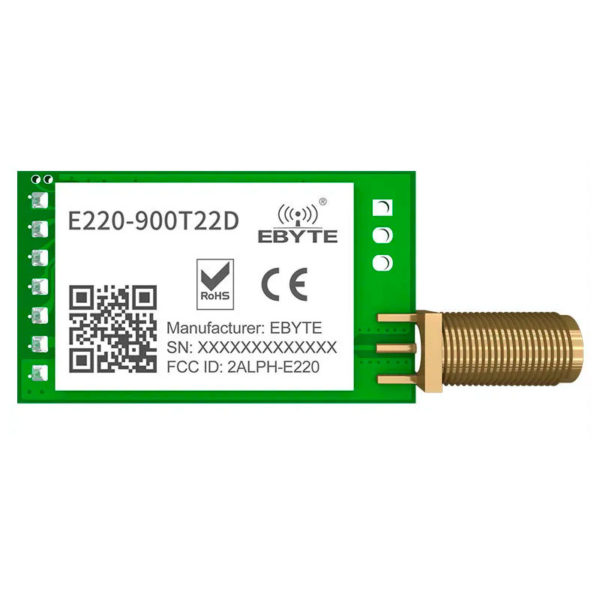 LLCC68 E220-900T22D — Модуль беспроводной связи LoRa (868-915МГц, 5км)