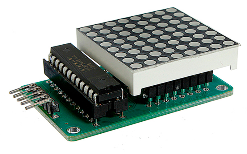 Светодиодная матрица MAX7219 - подключение к Arduino