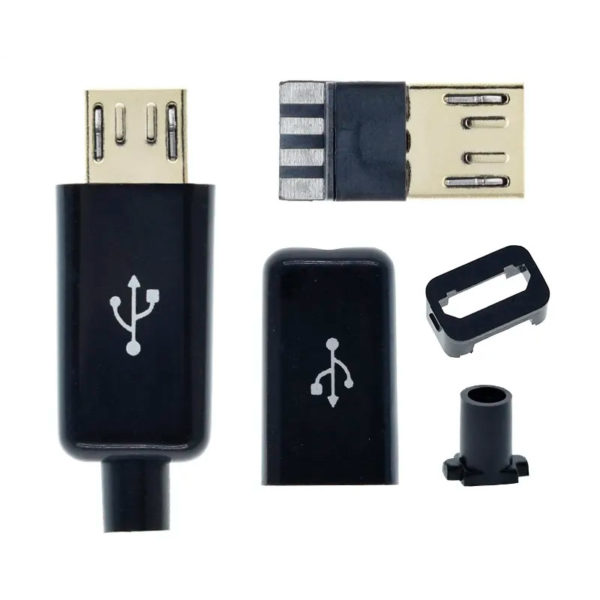 Разборный Micro-USB разъем (5 контактов)