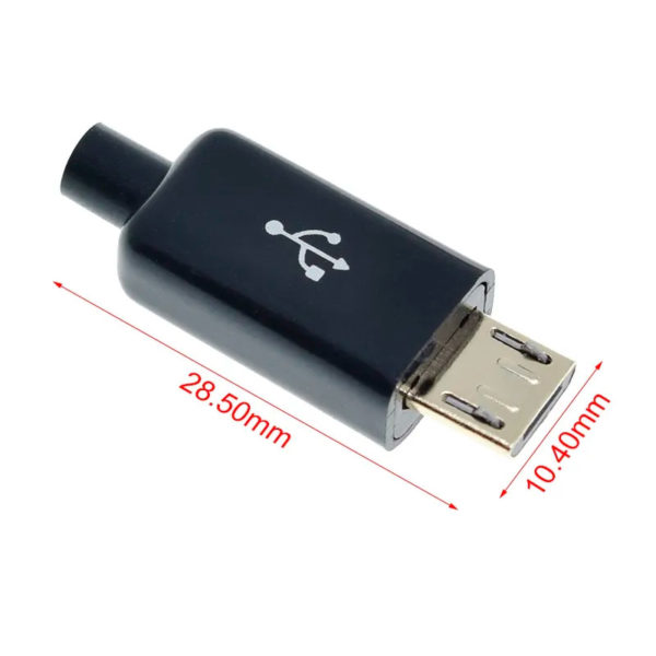 Разборный Micro-USB разъем (5 контактов)