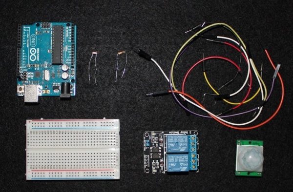 Датчик освещения arduino