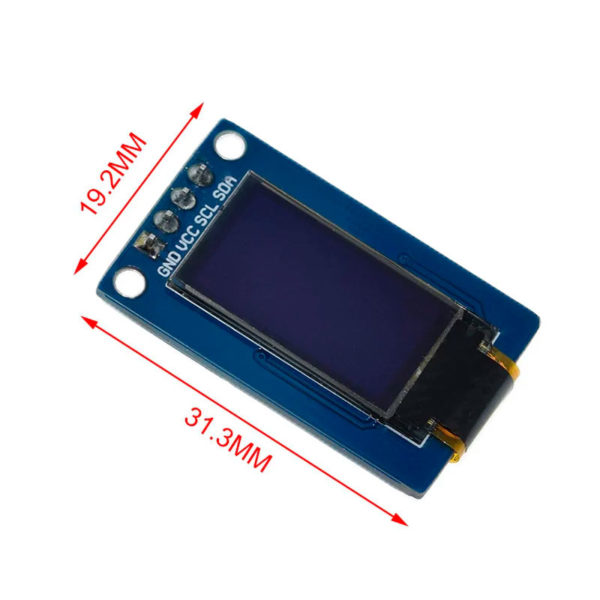 OLED I2C дисплей 0.78′ 128x80 px