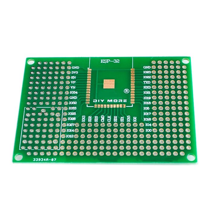 Макетная плата для ESP-32 и ESP-12 (5x7 см, 300 точек) - купить в ...