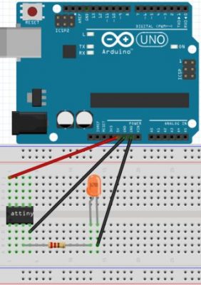 Ик датчик на attiny13