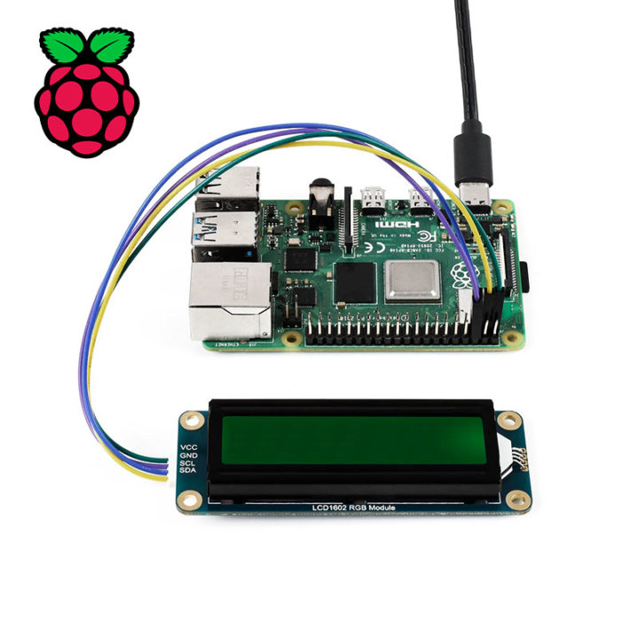 Raspberry Pi 5: Мониторим состояние с LCD 1602