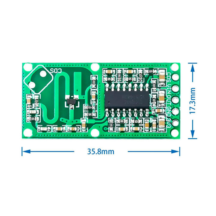 RCWL-0516 купить в Москве - микроволновый СВЧ датчик движения для ...