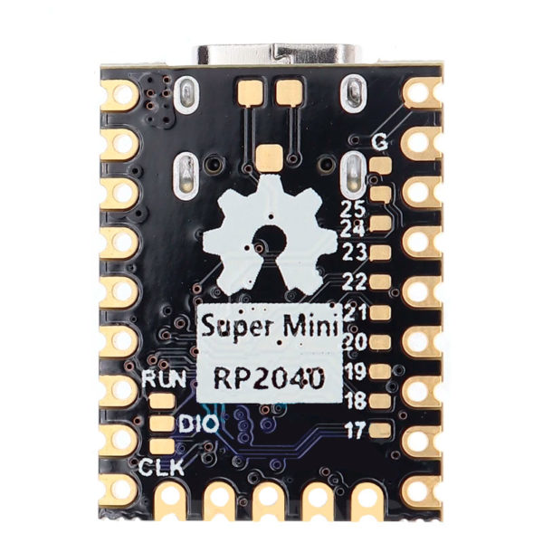 RP2040 Super Mini — Отладочная плата на чипе Raspberry Pi Pico (2МБ Flash)
