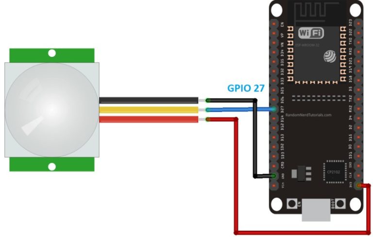 Датчик движения на esp8266